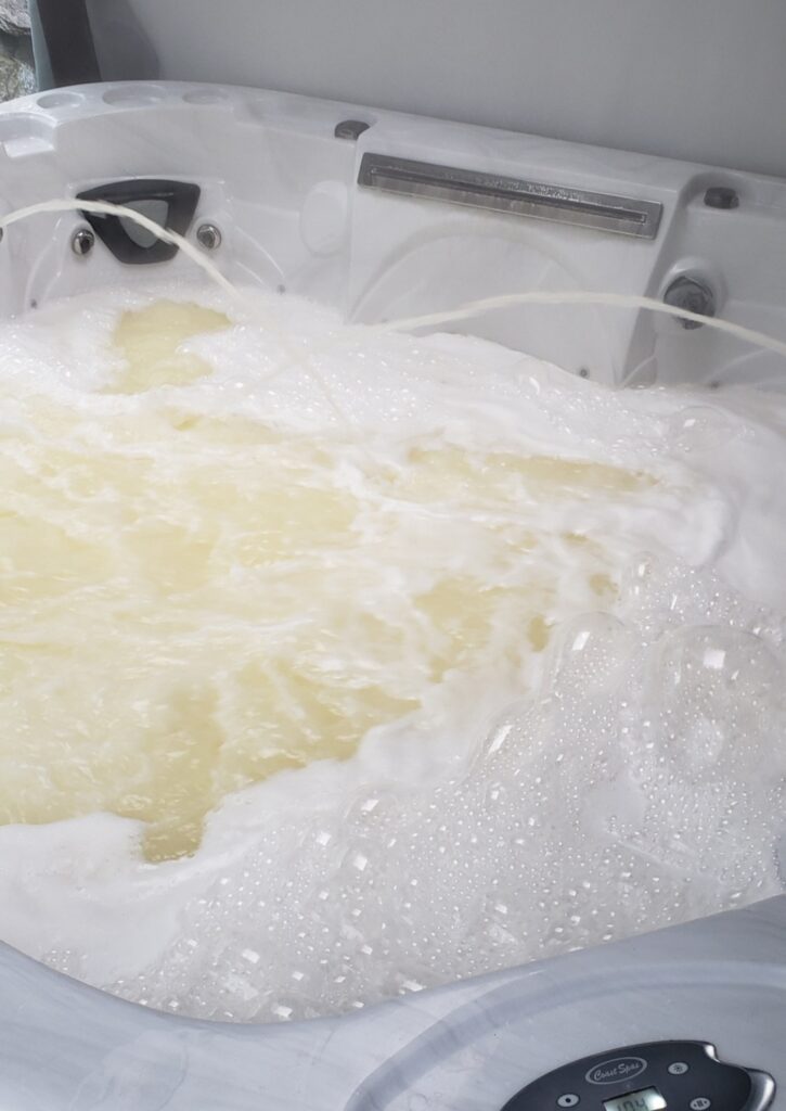 Hot tub purge in the Lower Mainland