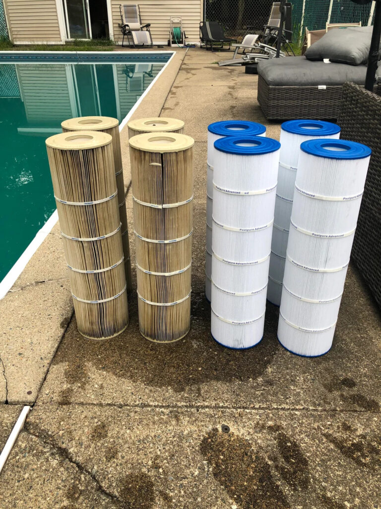 Pool cartridge change in Richmond