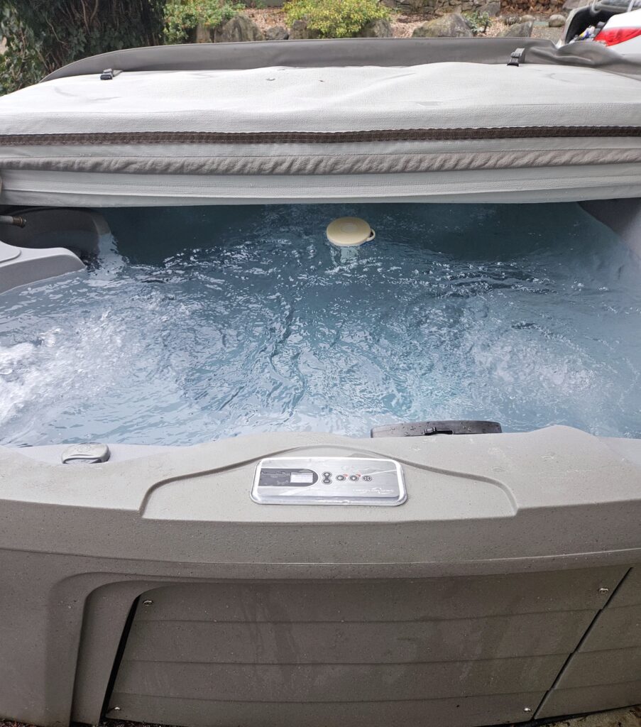 Hot tub inspection in the Fraser Valley